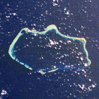 ビキニ環礁。
